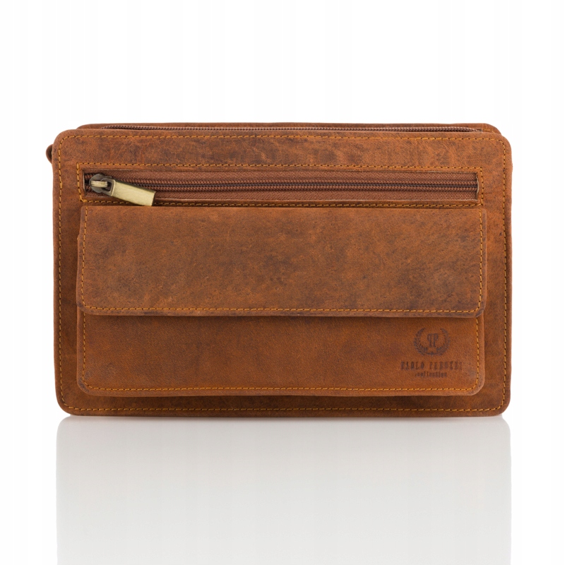 

Brązowa Saszetka Męska Do Ręki Vintage T-23-HBR