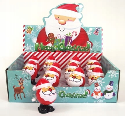 MIKOŁAJ SKACZĄCY NAKRĘCANY MIKOŁAJKI ŚWIĘTA PREZENT ZABAWKA Marka inna