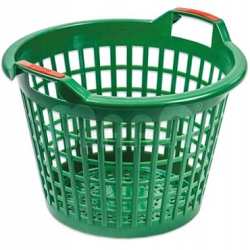 KOSZ GOSPODARCZY NA OWOCE LIŚCIE TRAWĘ ZBIORY 25 L