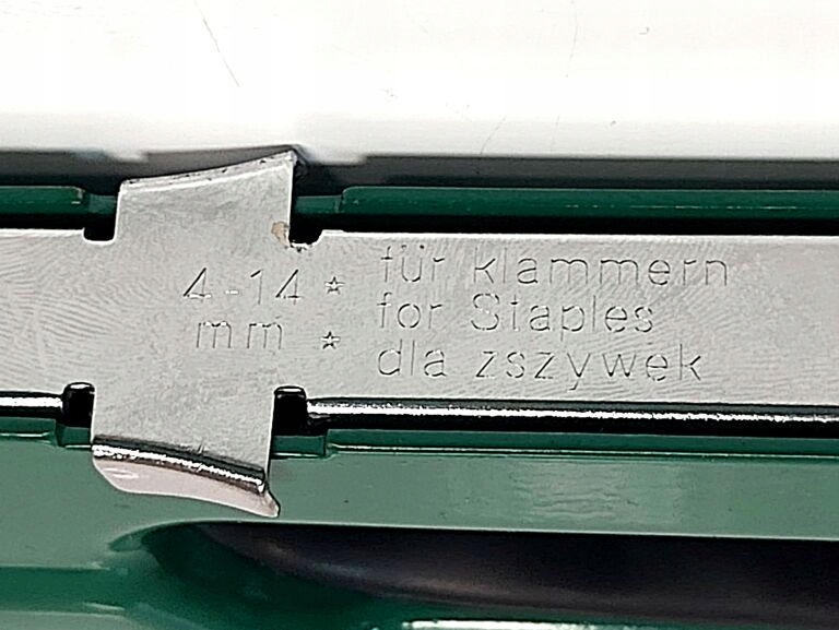 ZSZYWACZ TAKER TAPICERSKI STALOWY 4-14MM + ZSZYWKI 14 mm STALCO Minimalna długość zszywek 4 mm