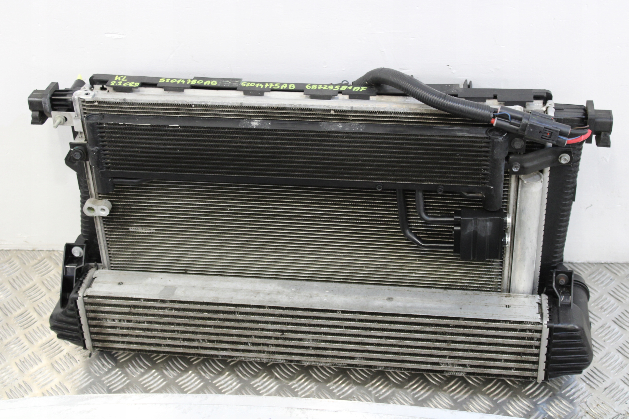 support panel for radiators front radiator pillar JEEP CHEROKEE KL 2,2 CRDI