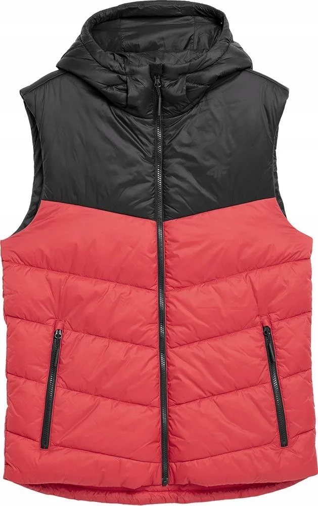 4F pánská vesta 4FSS23TDJAM083 červená velikost 3XL