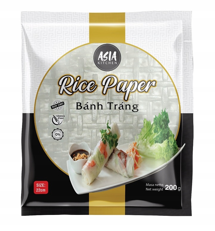 

Papier Ryżowy Asia Kitchen 22 cm Okrągły 200 g