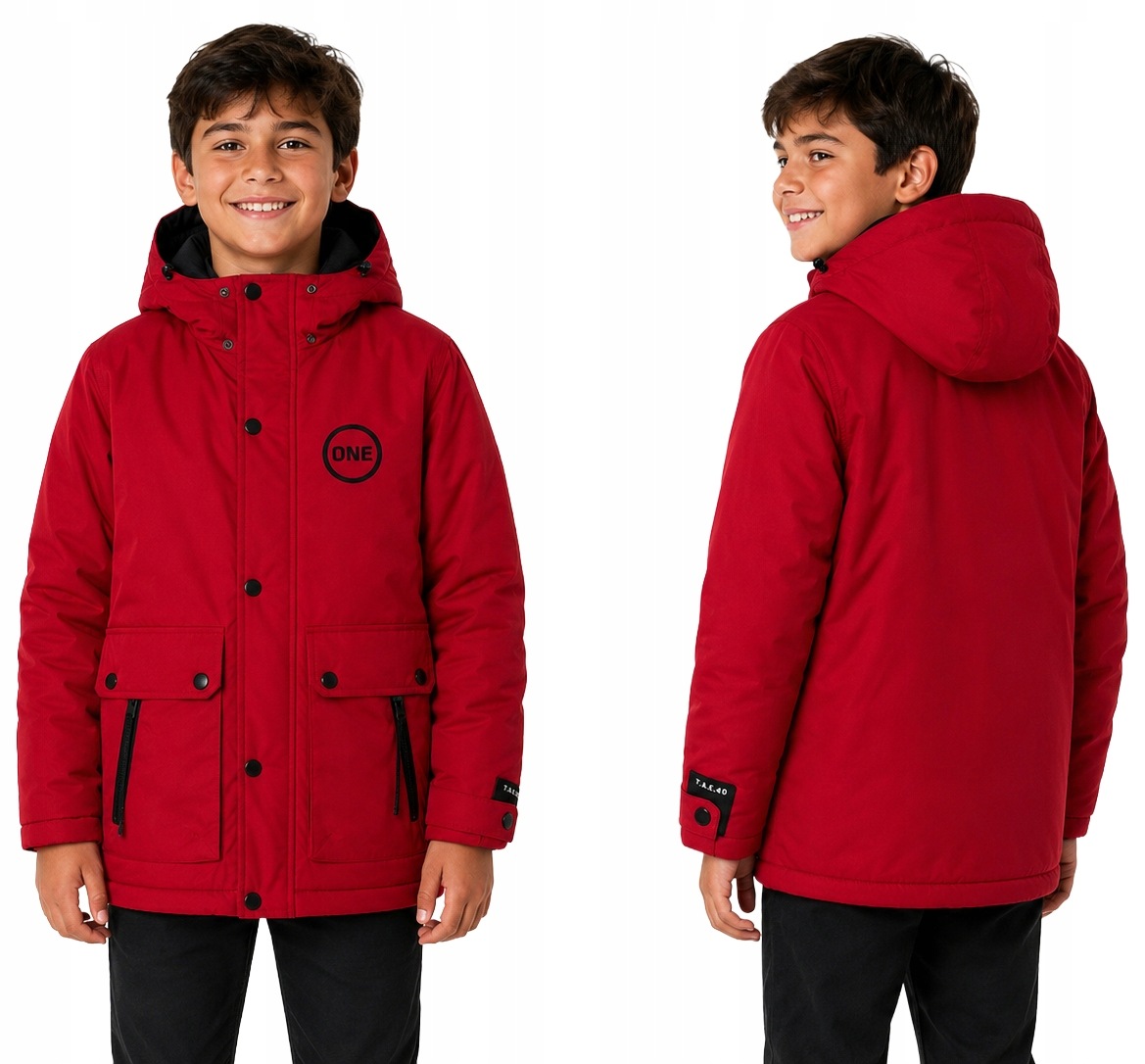 Kurtka chłopięca parka Zima 146/152 (12)