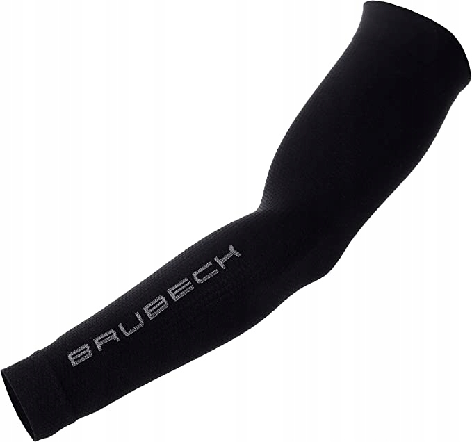 BRUBECK Rękawki rowerowe 3D PRO Czarny S/M
