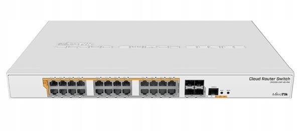 Mikrotik CRS328-24P-4S+RM 24-port Gigabit Cloud Router Switch