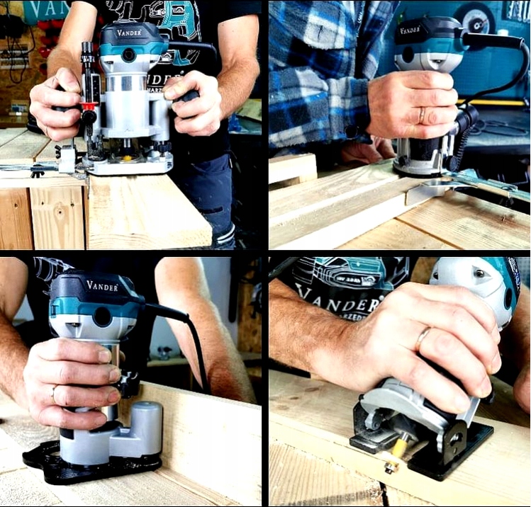 FREZARKA GÓRNOWRZECIONOWA Z ZESTAWEM FREZÓW VANDER Seria VFR710