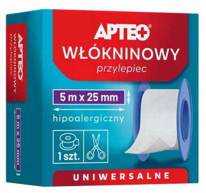

Włókninowy przylepiec 5mx 25mm Apteo plast