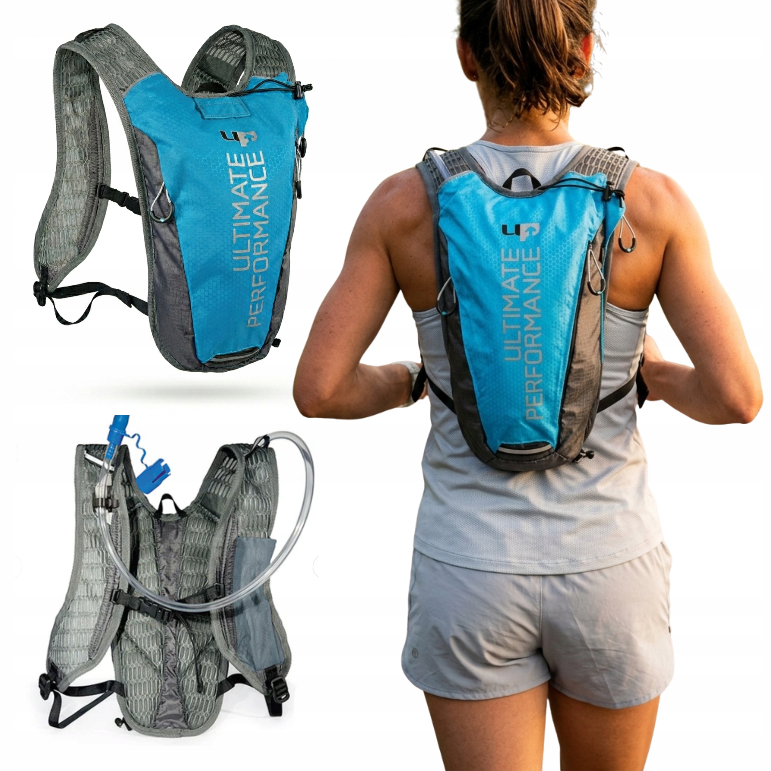 Sprint Race Vest Kamizelka Biegowa Z Bukłakiem Plecak Ultralekki Odblaski