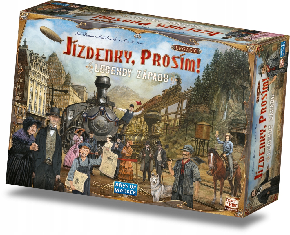 Asmodee Jízdenky, prosím! Legacy: Legendy západu