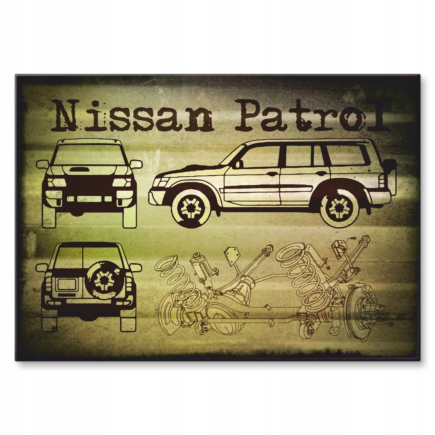 

Plakat metalowy Nissan Patrol M