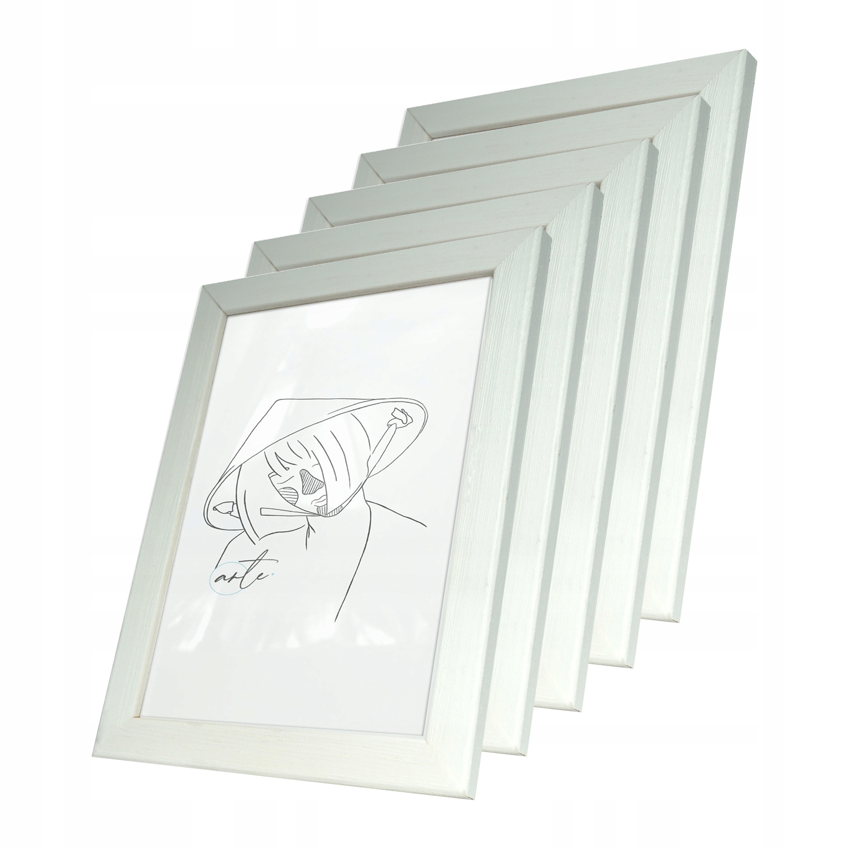 

Zestaw Ramka Sosna Biały na Zdjęcia 10x15cm-5szt.