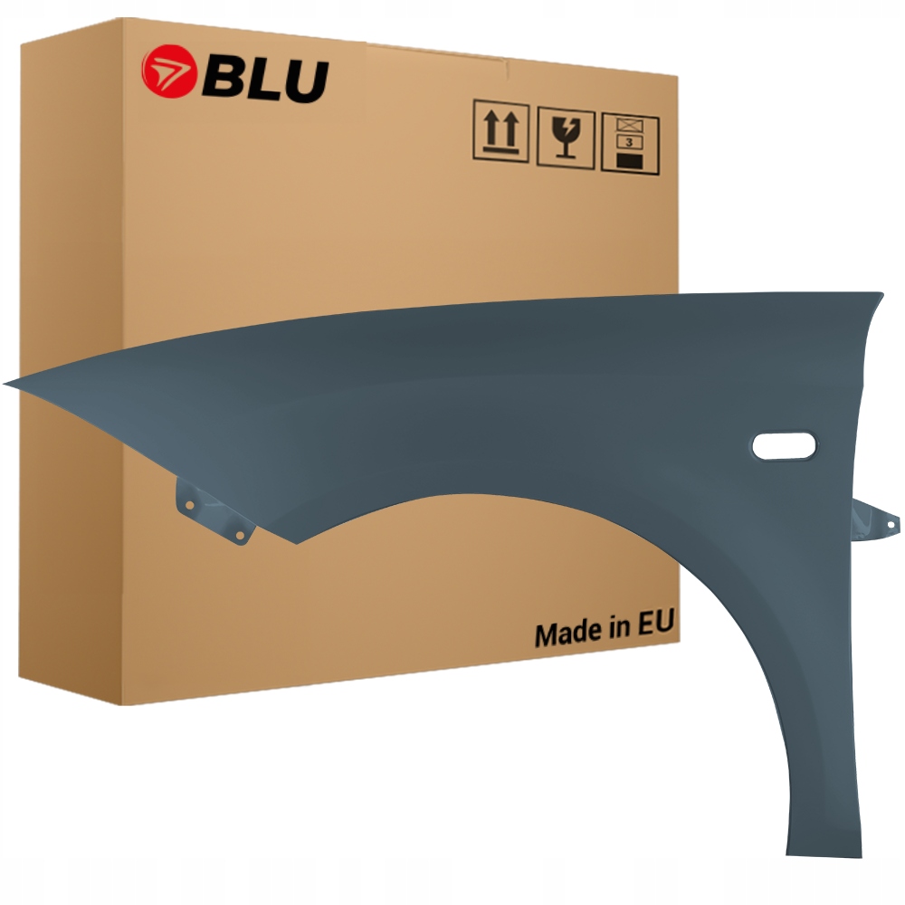 Blu Blatník Seat Leon II 2 1P1 LX7Z levý stříbrný 05-12 přední DelphinGrau