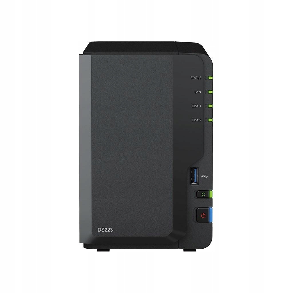 Nas Synology DS223 Tower 2x 3.5'' Sata HDD/2.5'' Hdd Ssd Realtek RTD1619B