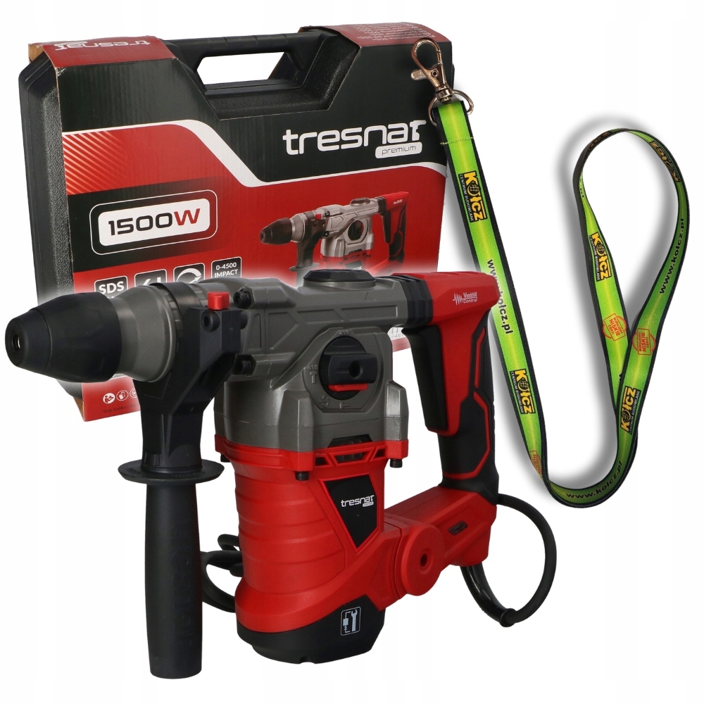 Młotowiertarka Tresnar 4661 Sds Plus 1500 W smycz