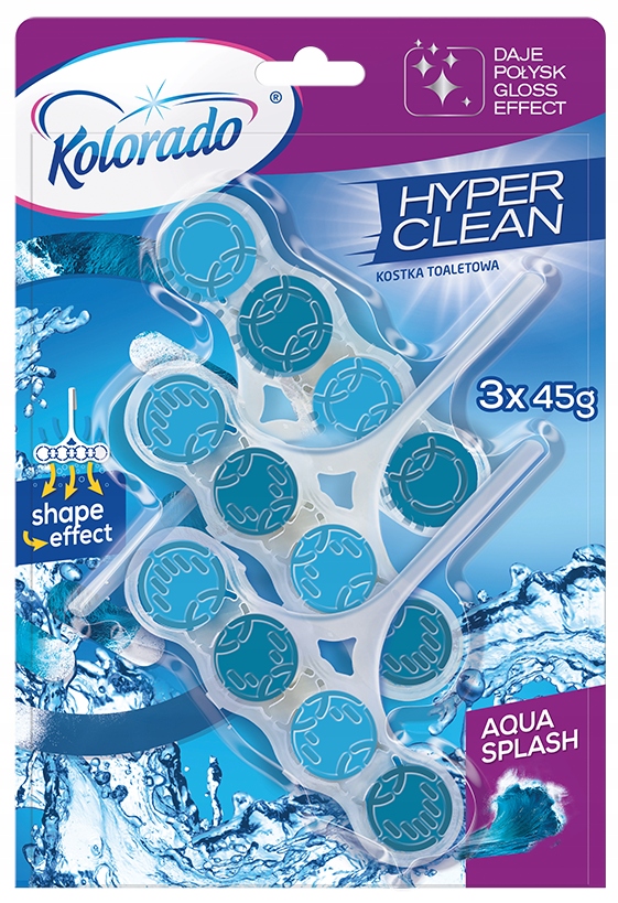 

Kostka do wc Kolorado Aqua Splash 3x45g