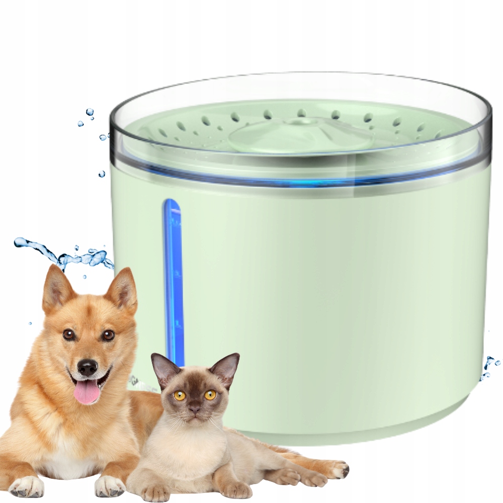 Levně Fontána Napáječka pro kočky psa automatická Led tichá filtr Dogness 2,2 l
