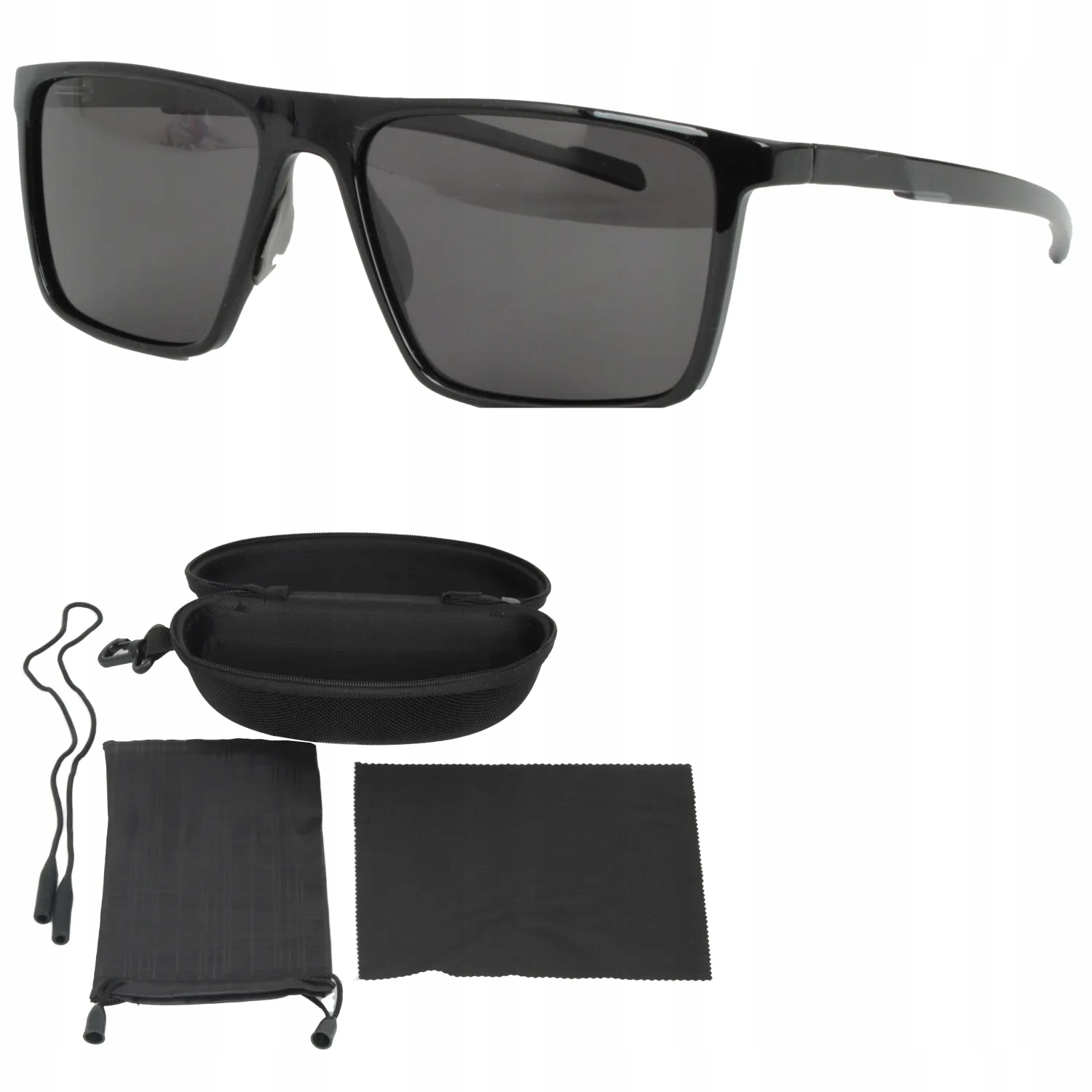 Pánské černé polarizační brýle UV400 Polar Fashion P8526C3