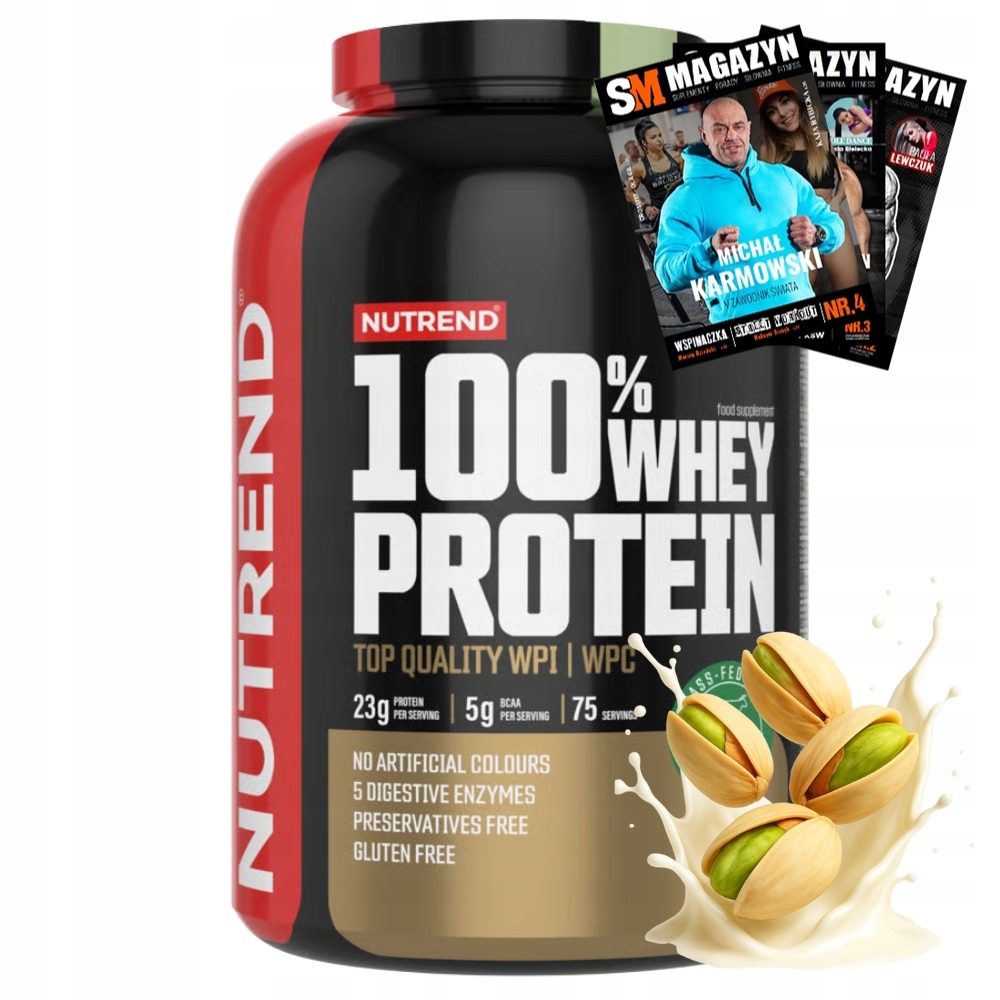 Nutrend 100% Whey Protein Protein Komplex Bílkovin Wpc Wpi 2250 g