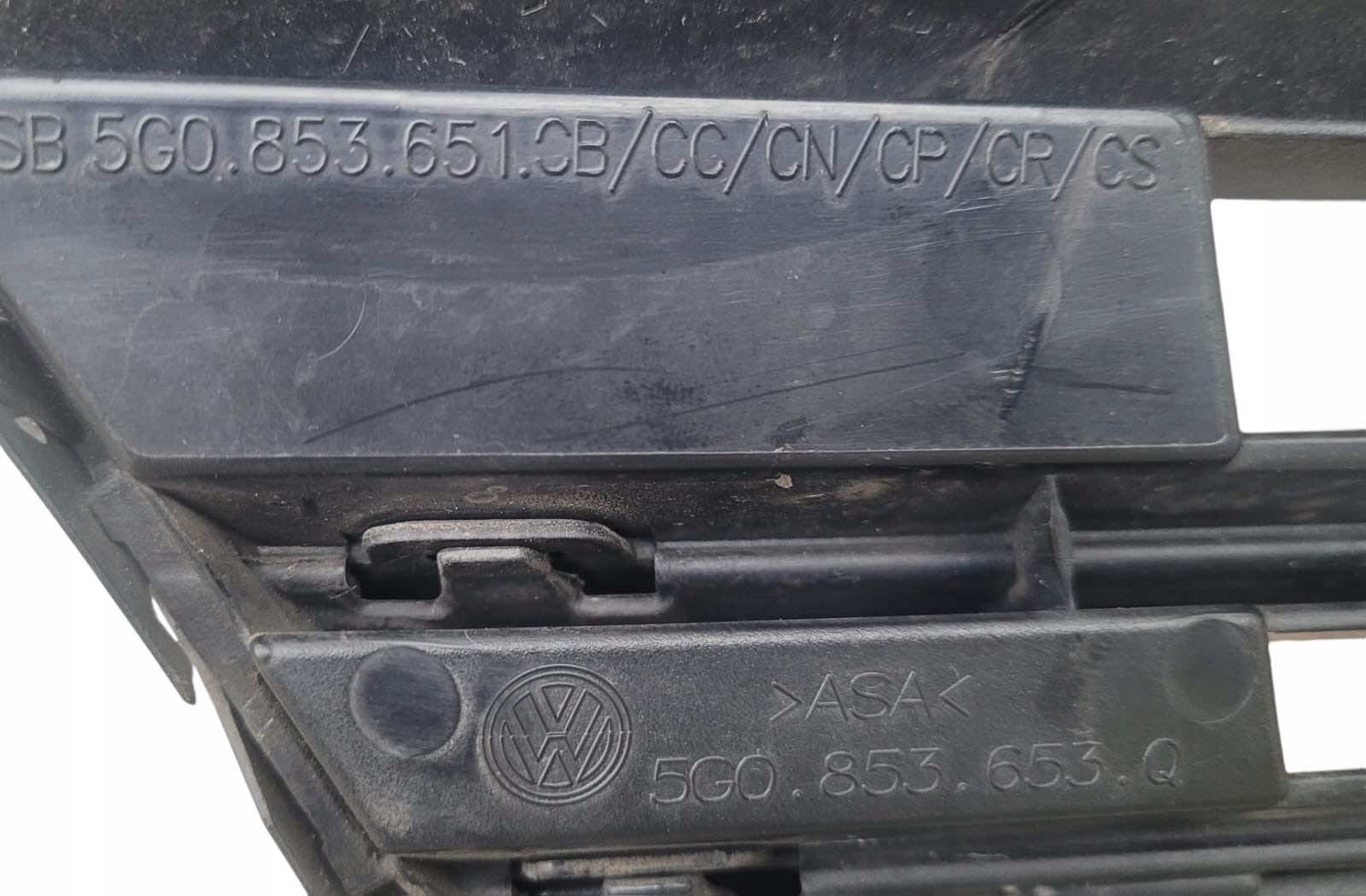 VW Golf V Kühlergrill FRONTGRILL Kühlergitter 5G0853653Q - Thumbnail 6
