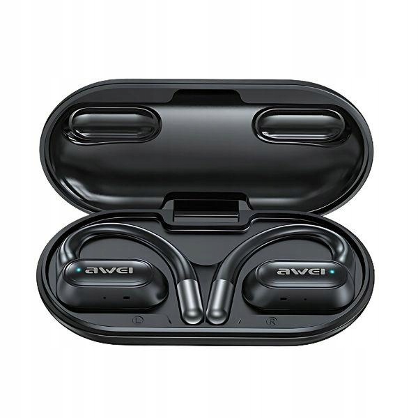 Awei słuchawki Bluetooth 5.4 Ows T93+ stacja dokująca czarny/black