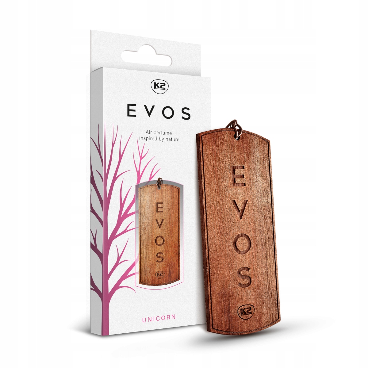 K2 Evos Unicorn Drewniana Zawieszka Zapach Samochodowy