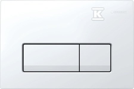 Tlačidlo DELTA50 Predné Biele-alpin 51