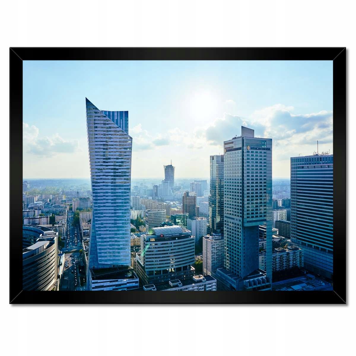 Plakáty v rámu 40x30 Varšava Hlavní město Polský