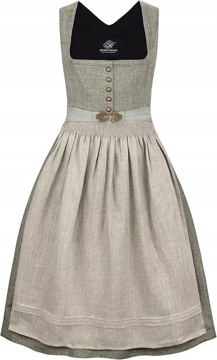 Stockerpoint Šaty Len S Ozdobami A Volánem 36 Jqe