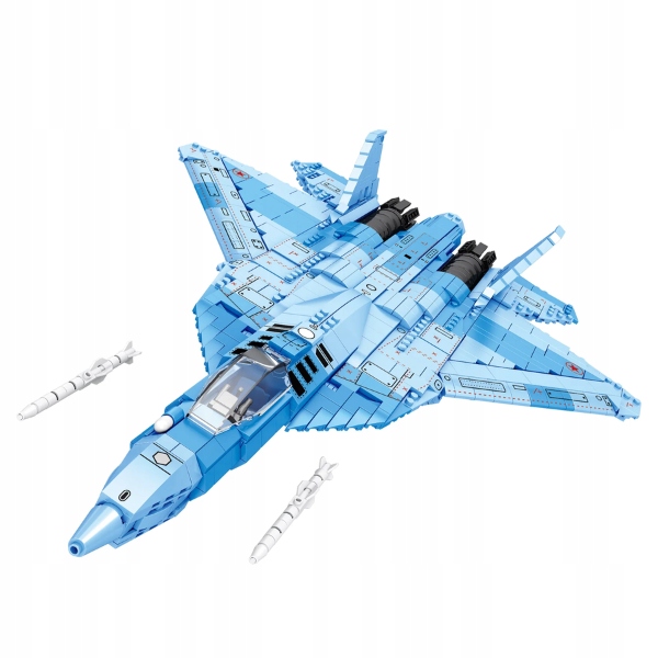 Klocki Reobrix 33030 Samolot myśliwski SU-57 Suchoj (1456 elementów)