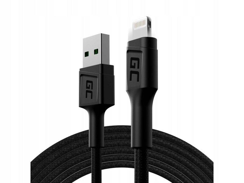 

Kabel Usb Lightning Green Cell Ray 2 m