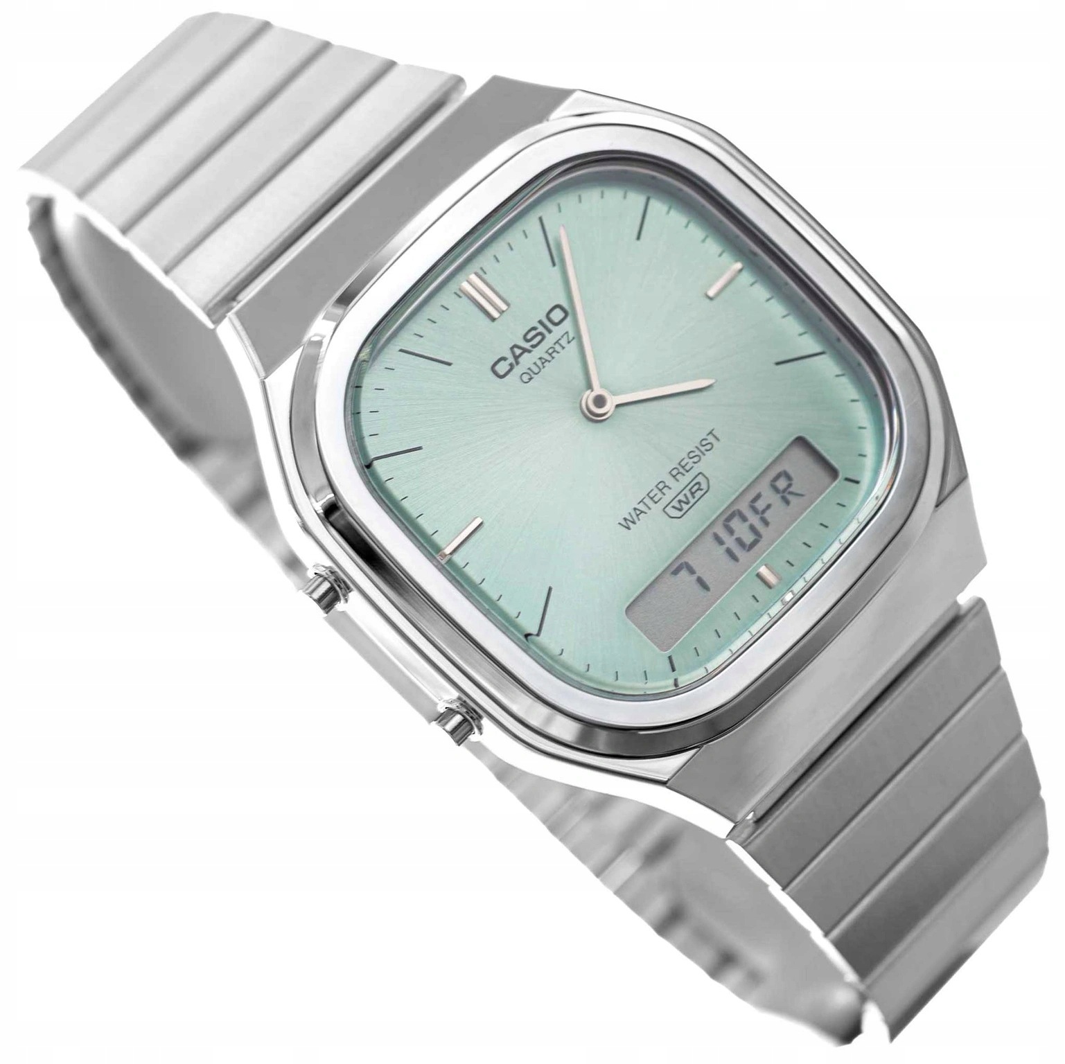 Hodinky Casio AQ-240E-2AEF Vintage Collection Retro Stříbrné