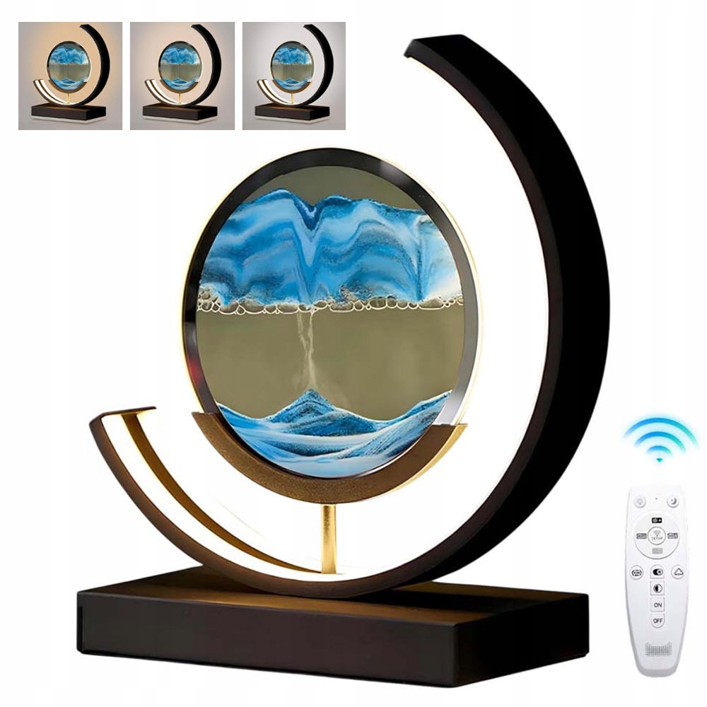 Dynamický Písek Pohyblivý Obraz 3D Dekorace Obrázek Ozdoba Na Stůl 3 Kol