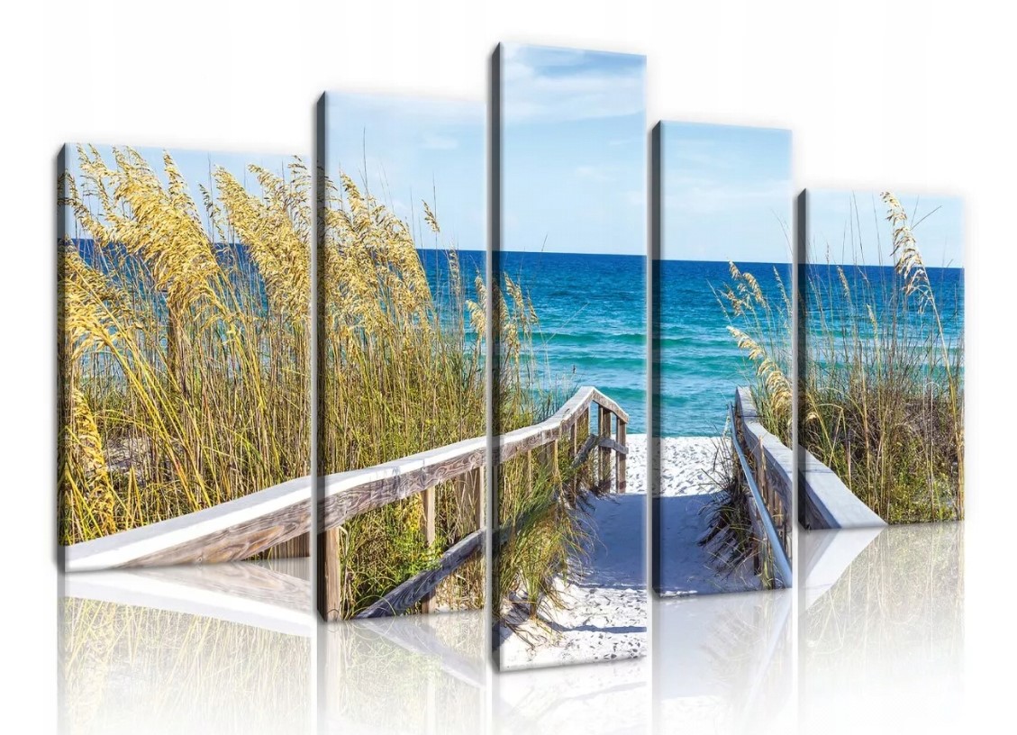 Obraz 170x100 Pláž more oceán duny piesok leto príroda pokoj