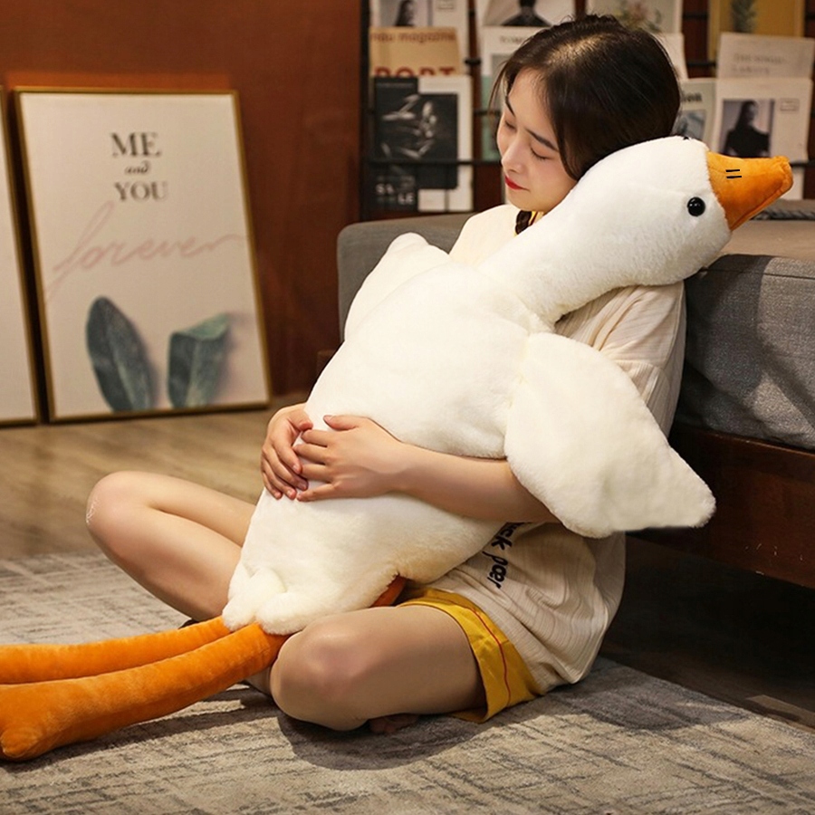 DUŻA GĘŚ PLUSZOWA PODUSZKA GĄSKA DUŻA XXL 130CM Marka Stator