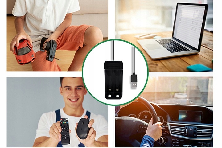 Ładowarka baterii akumulatorków AAA/AA Marka Inna