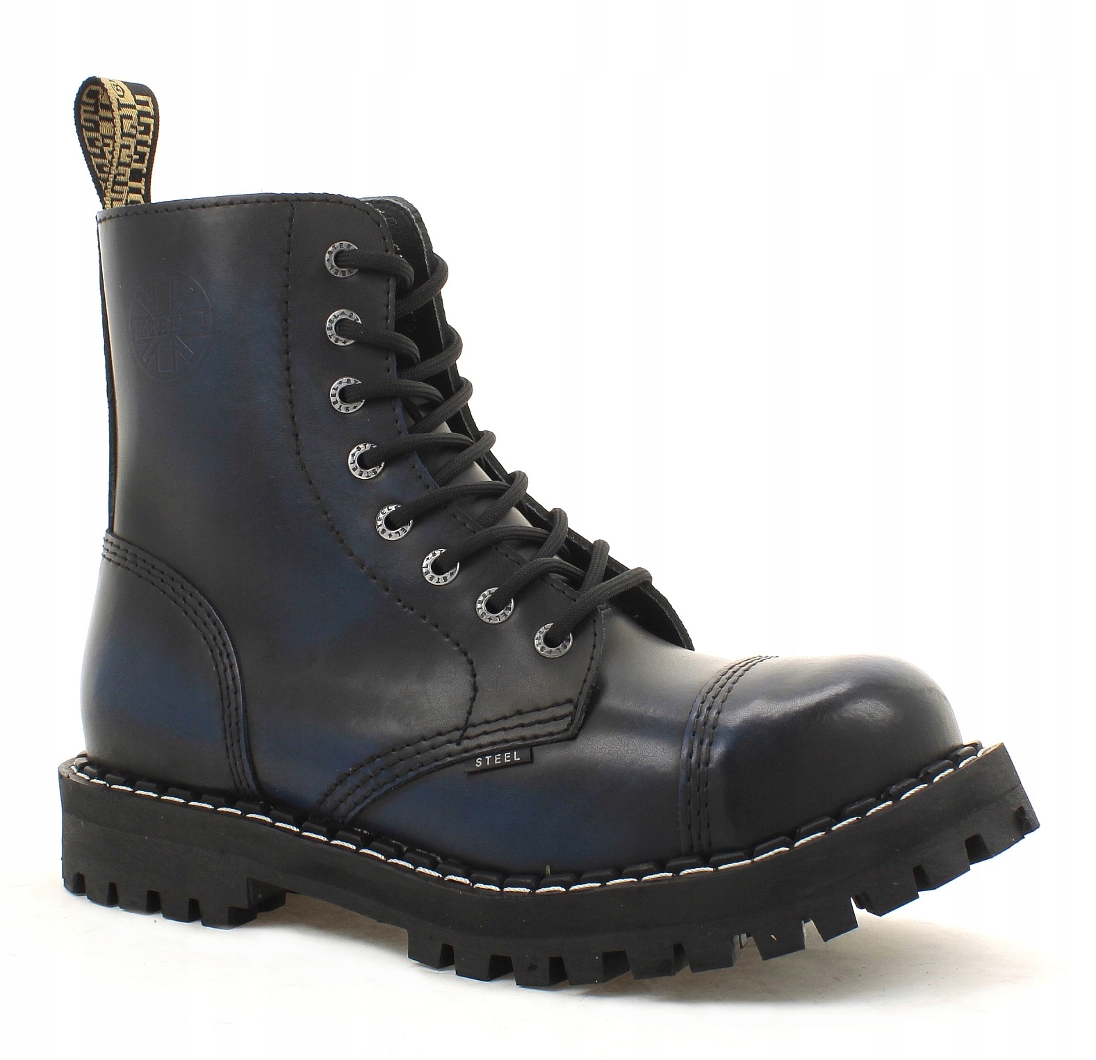 GLANY STEEL NIEB./CZAR. 8-DZIUR 114/O/BLU/B 46