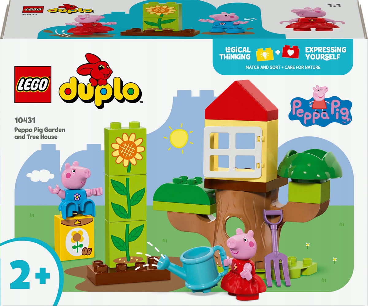 stavebnice Lego Duplo Zahrada A Domek Na Stromě Peppy 10431