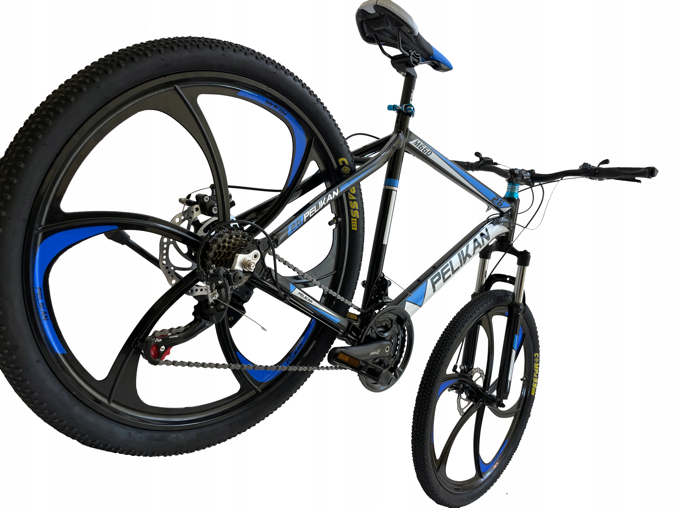 ROWER GÓRSKI MTB PELIKAN SHIMANO ALUFELGI ALURAMA Model 002