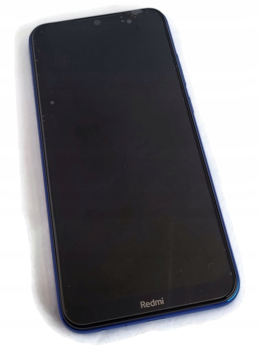 Org LCD displej originální s rámečkem pro Xiaomi Redmi Note 8T modrý
