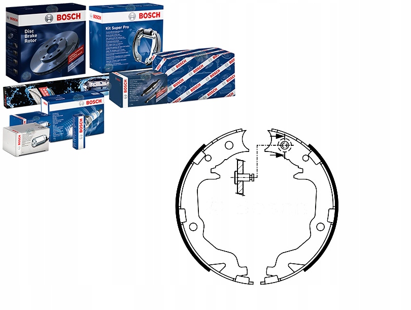 Sada Brzdových Čelistí Bosch 4800A041 GS8804