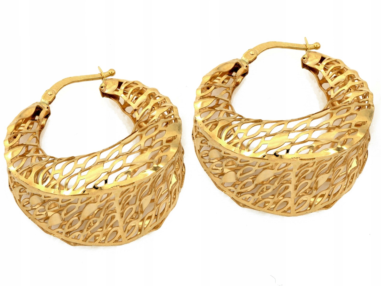 Dámské zlaté náušnice 585 pro ni 14karátového zlata