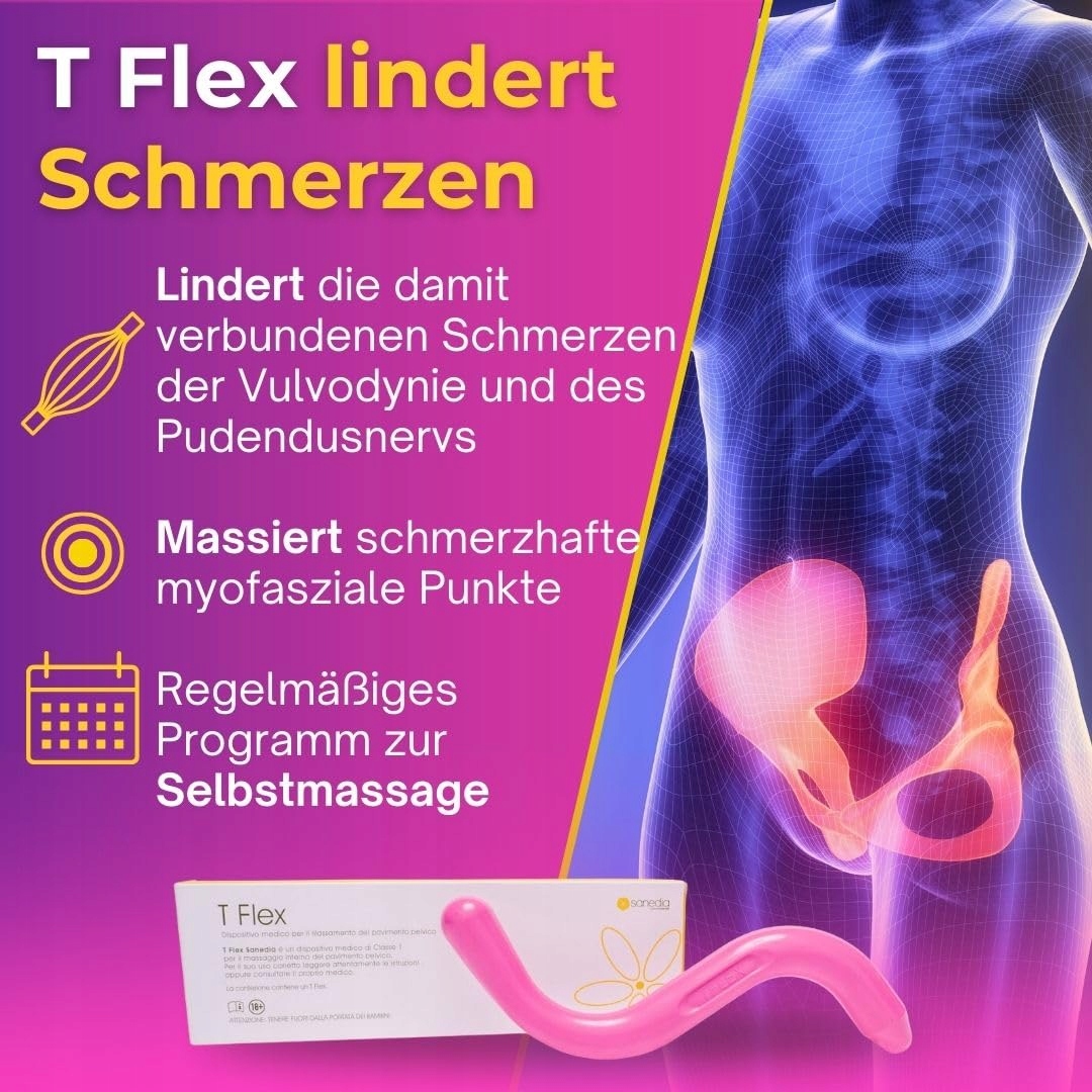 SANEDIA T FLEX Urządzenie Do Samomasażu Mięśni Miednicy Trener Dla Kobiet — miniatura 3