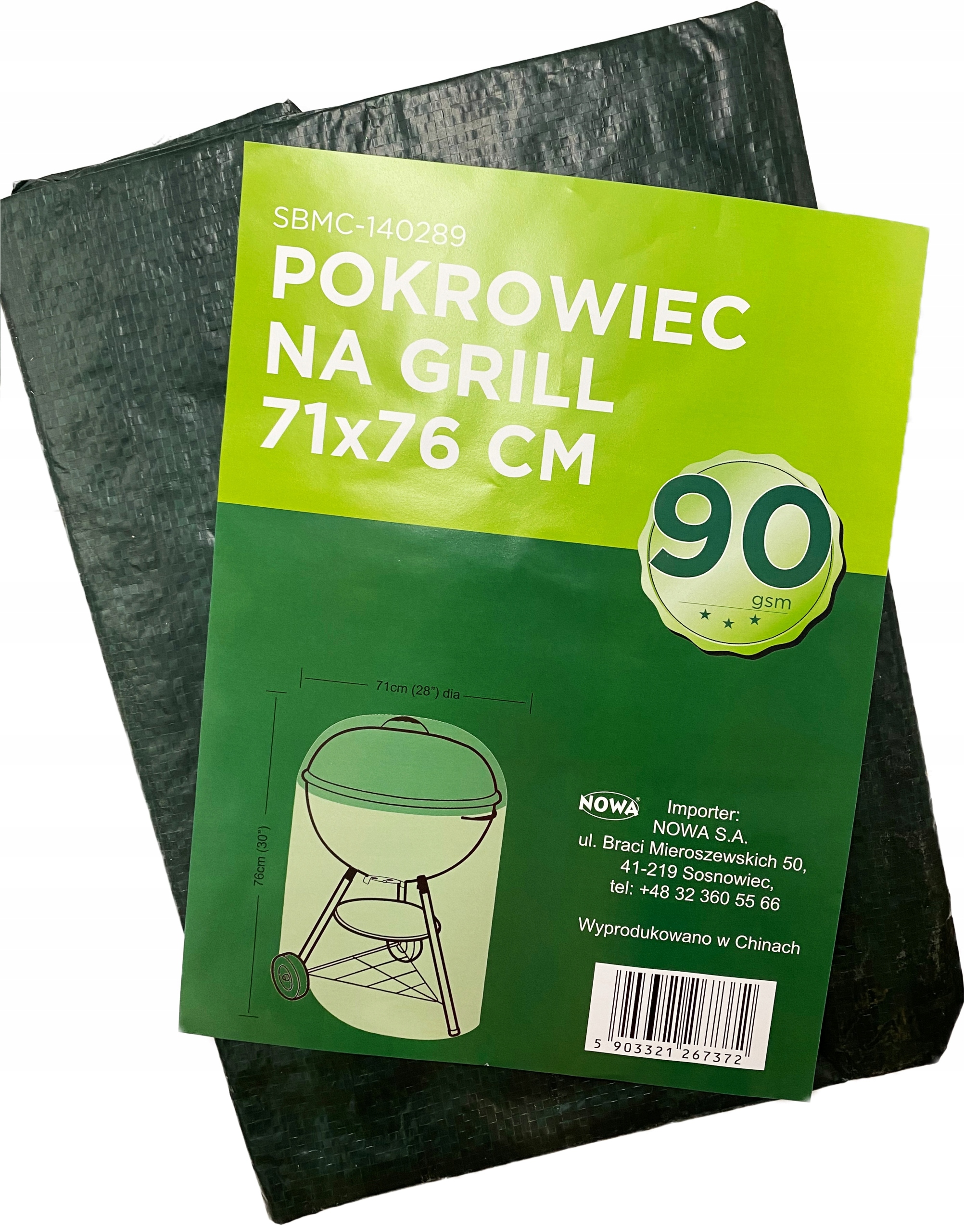 

Pokrowiec Płachta Na Grill Grilla 71X76cm