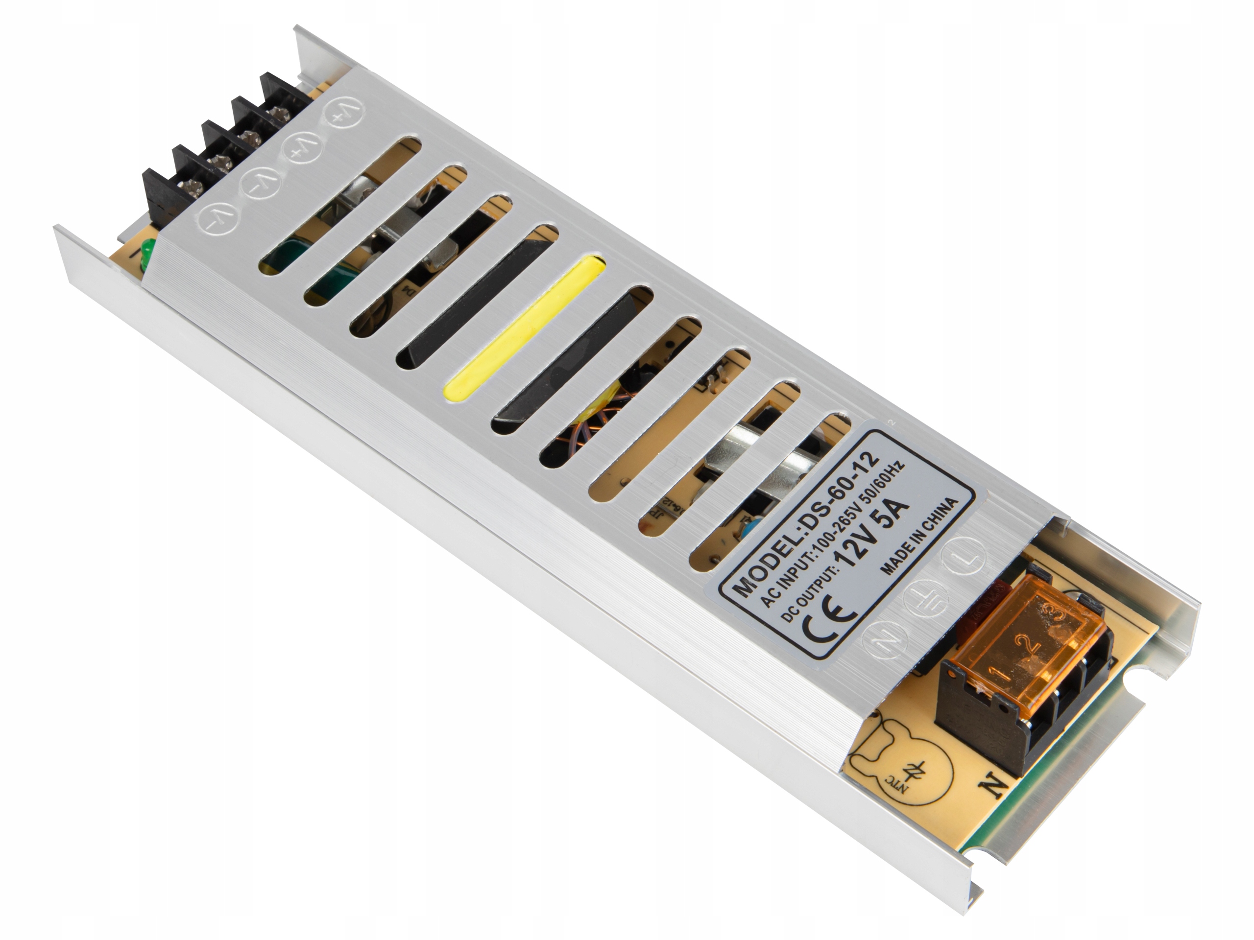 

Zasilacz montażowy Led Cctv Blow 12V 5A 60W