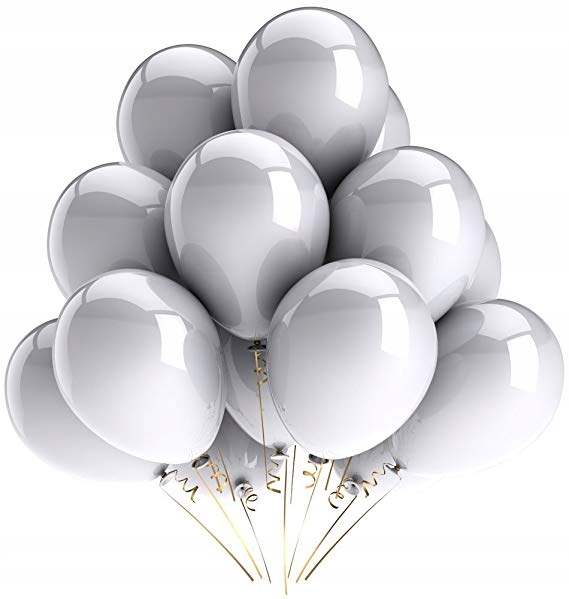 

Balony Eco metalizowane Duże 30cm/ 10szt Srebrne