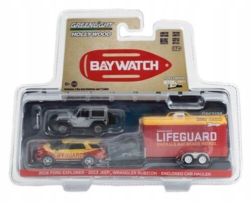 Greenlight Ford Explorer+jeep WRANGLER+Trailer1:64