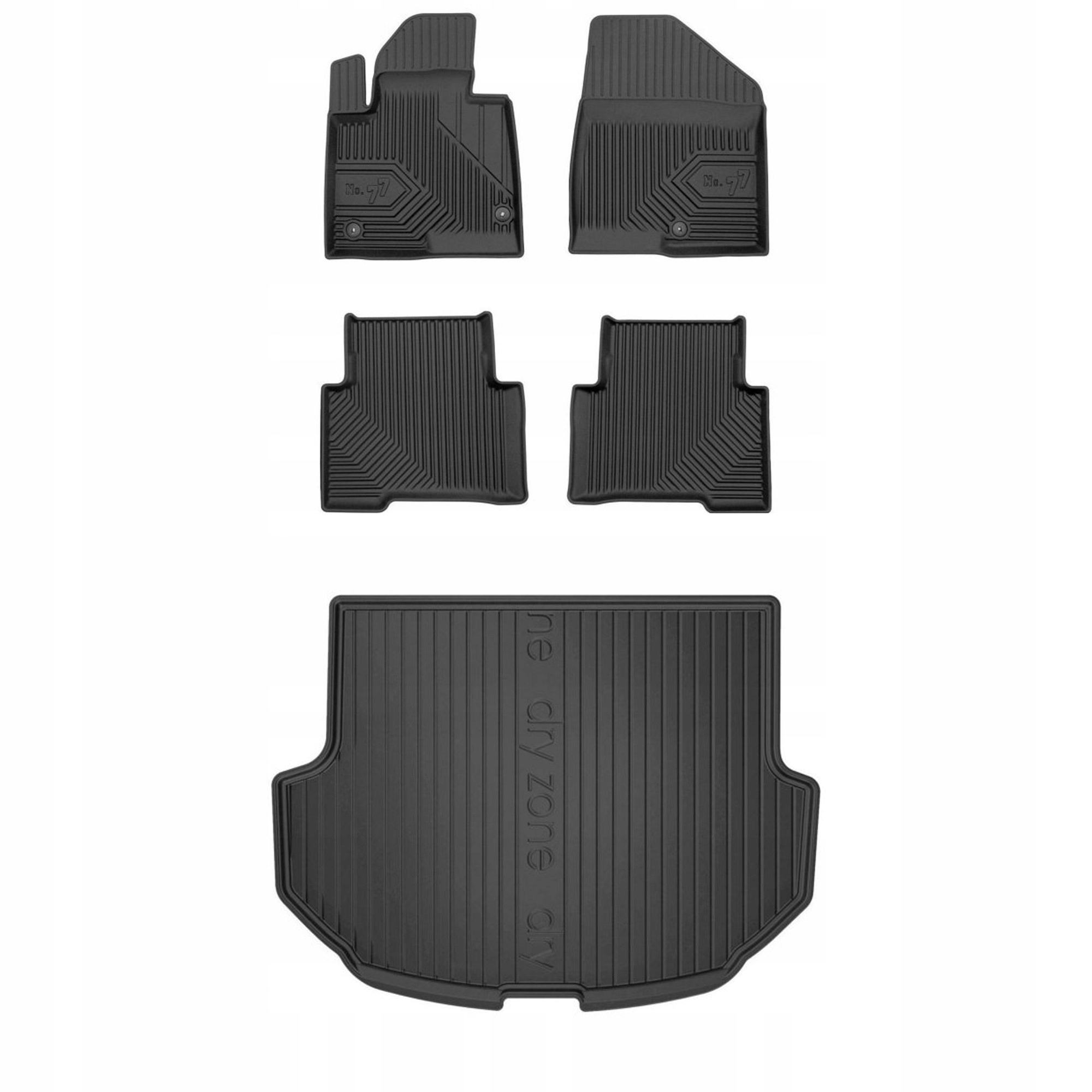 Gumové rohože a koberčeky Hyundai Santa Fe III 2012-2018