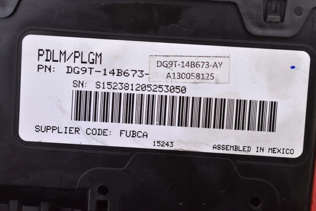 control unit module bonnet boot DG9T-14B673-AY FORD S-MAX MK2 15-20