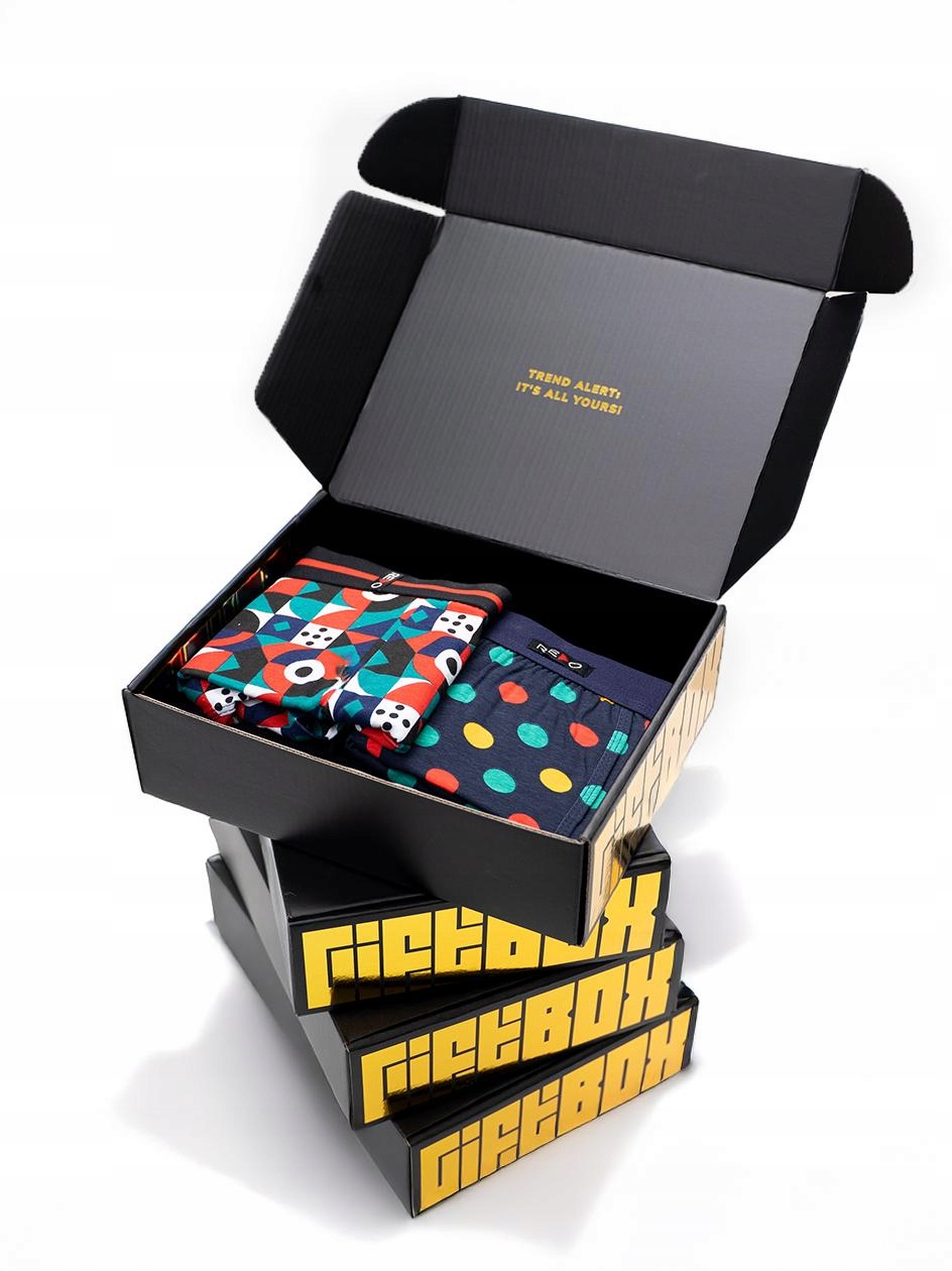 Sada Slipy 5 Kusů mix boxerek Dárek balení L